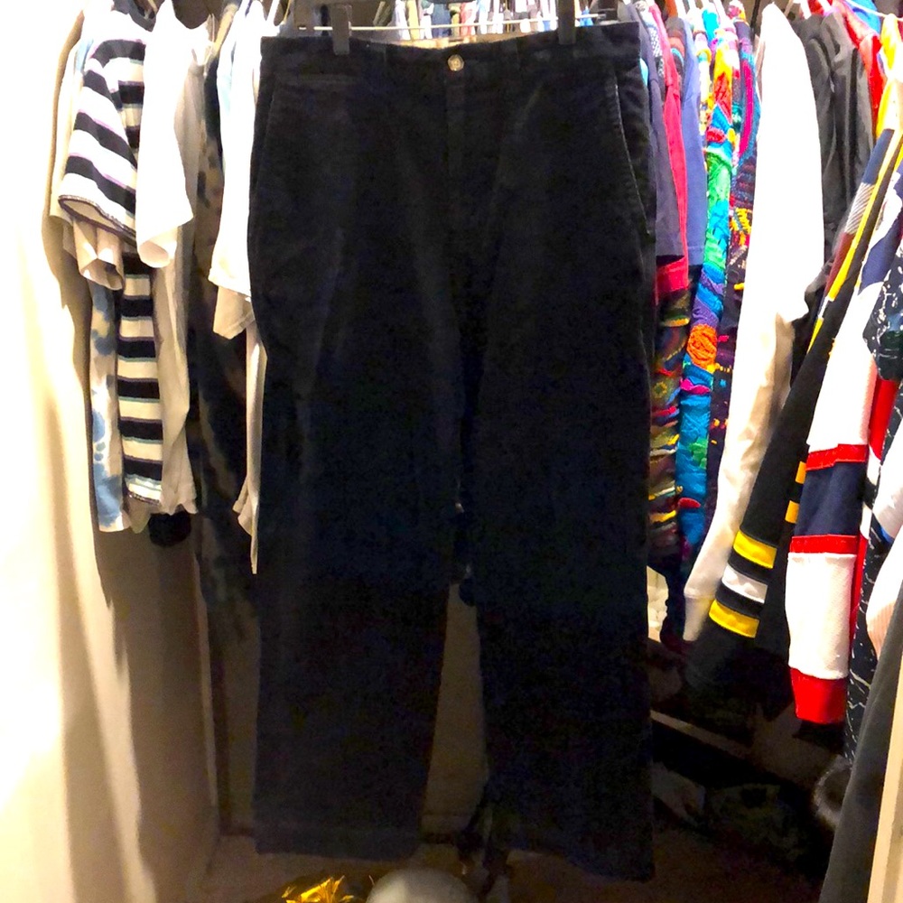 Almost-Vintage L.l. Bean black corduroys